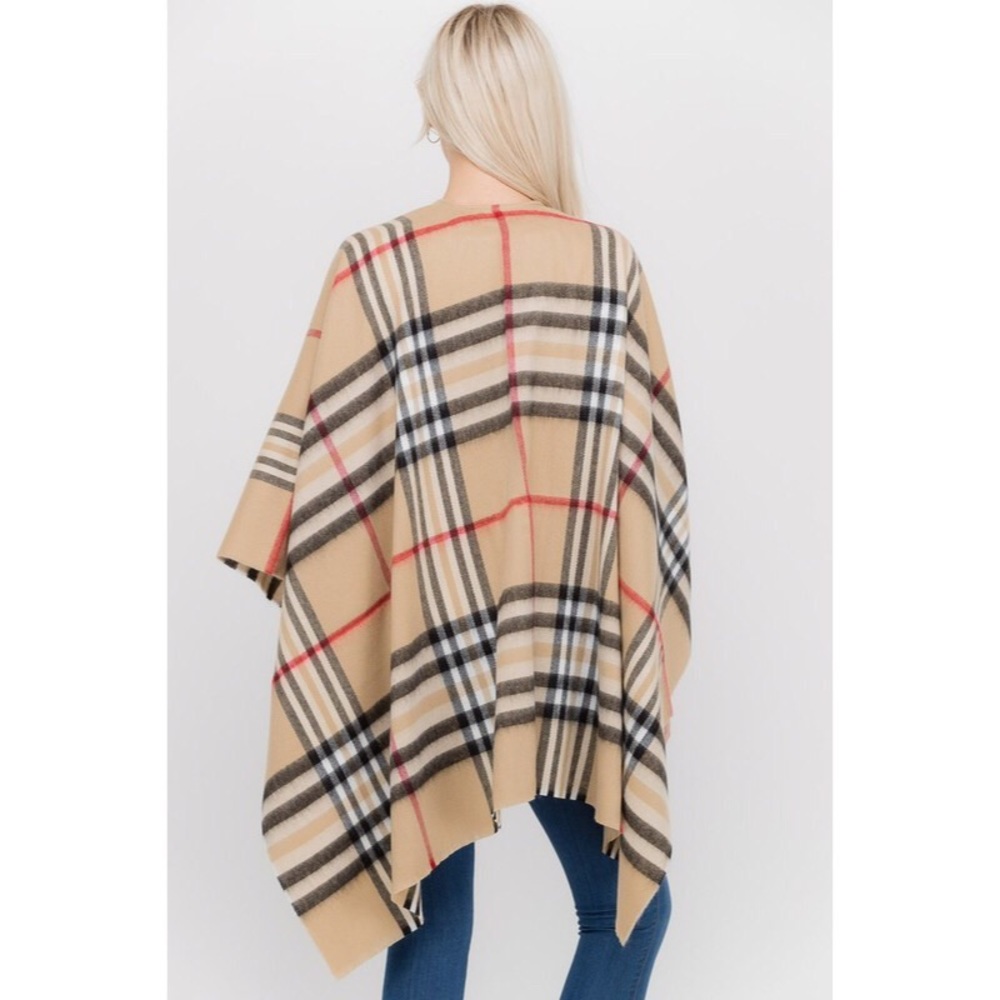 Long plaid scarf/shawl - Picture 5 of 8